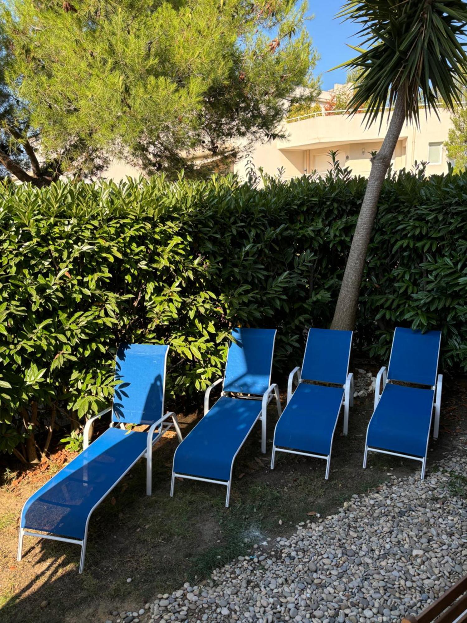 Beachside Apartment With Pool & Garden In Juan Les Pins Антіб Екстер'єр фото